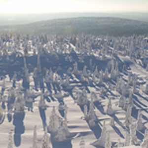 2011-02-13 - Panorama uitzicht op de berg<br/>Iso Syöte - Finland<br/>Canon EOS 7D - 24 mm - f/11.0, 0.01 sec, ISO 100