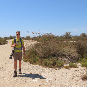 2023-04-21 - Wouter in een zonnig vogelgebied<br/>Punta Entinas-Sabinar - San Augustin - Spanje<br/>Canon PowerShot SX70 HS - 5.6 mm - f/6.3, 1/1000 sec, ISO 100