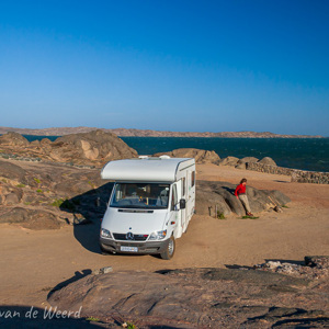 2007-08-08 - Campingplaats bij Luderitz<br/>Camping op Shark Island - Luderitz - Namibie<br/>Canon EOS 30D - 17 mm - f/13.0, 1/125 sec, ISO 200